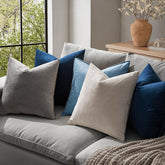 Miulee Velvet Soft Solid Throw Pillow Covers